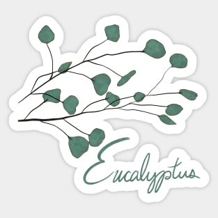 Eucalyptus Leaves Sticker